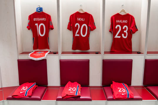 The kits of Martin Ødegaard, Mats Møller Dæhli and