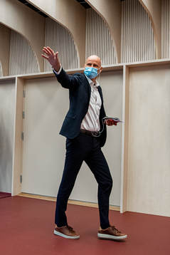 Ståle Solbakken, head coach of Norway, arrives wearing a