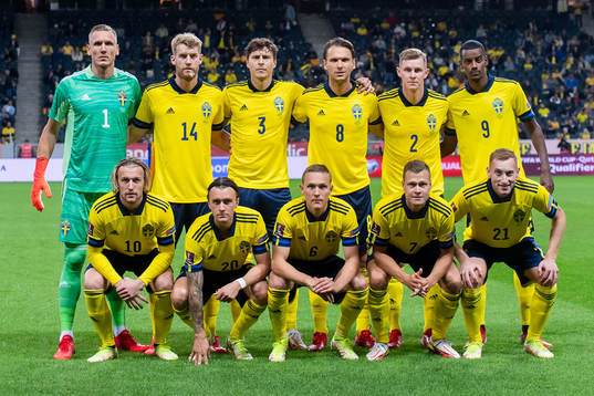 The Swedish staring eleven at lineup