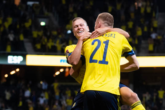 Viktor Claesson of Sweden celebrates