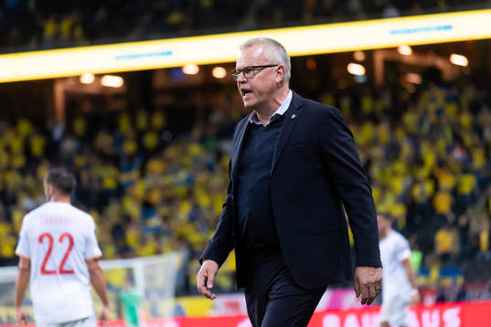 Head coach Janne Andersson of Sweden