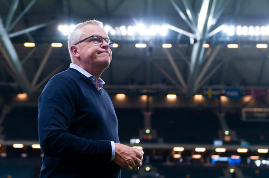 Head coach Janne Andersson of Sweden