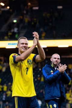 Viktor Claesson of Sweden celebrates