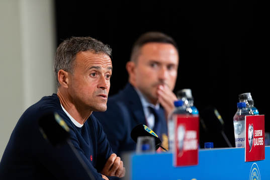 Head coach Luis Enrique of Spain