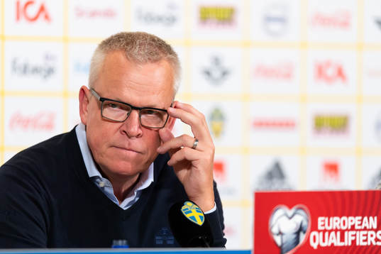 Head coach Janne Andersson of Sweden