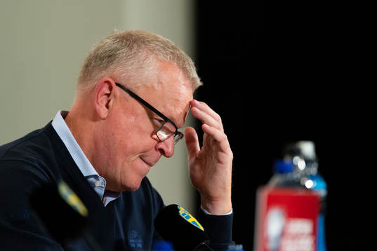 Head coach Janne Andersson of Sweden