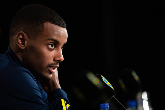 Alexander Isak of Sweden