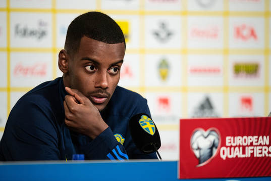 Alexander Isak of Sweden