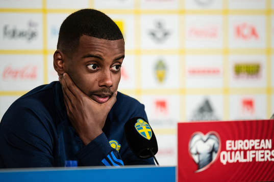 Alexander Isak of Sweden