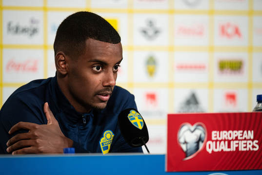 Alexander Isak of Sweden