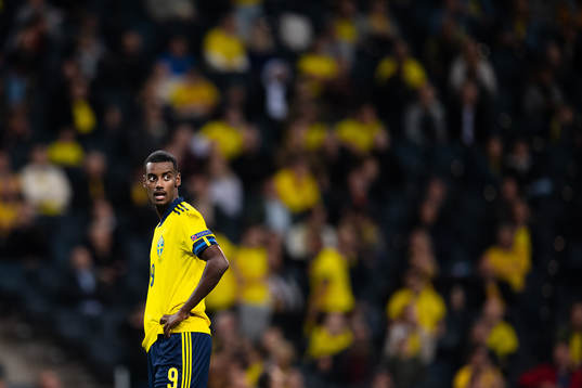 Alexander Isak of Sweden