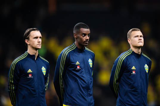 Kristoffer Olsson. Alexander Isak and Viktor Claesson of