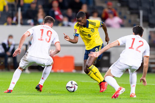 Alexander Isak of Sweden