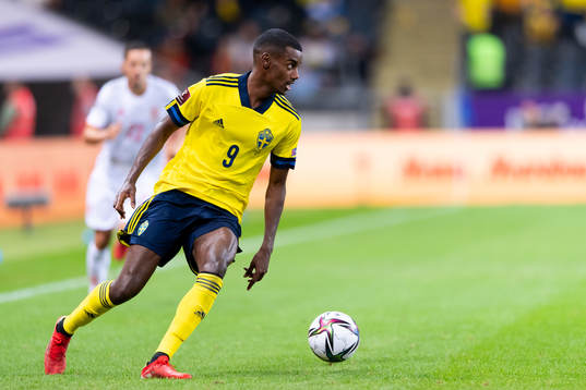 Alexander Isak of Sweden