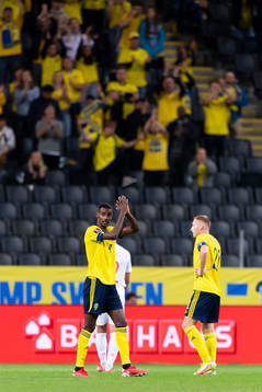 Alexander Isak of Sweden is substituted