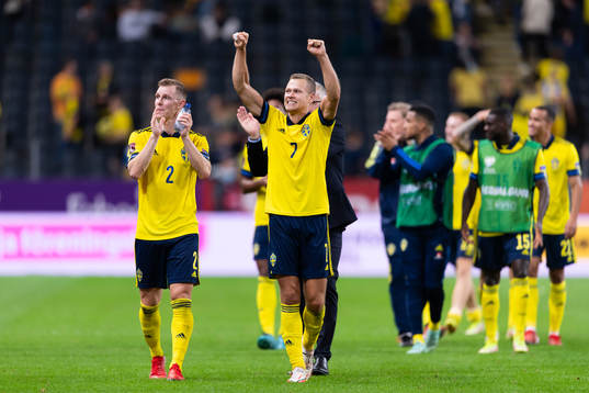 Viktor Claesson of Sweden celebrates