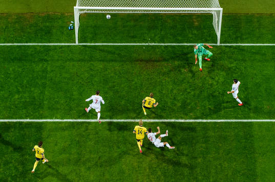 Carlos Soler of Spain scores 0-1