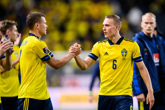 Viktor Claesson and Ludwig Augustinsson of Sweden