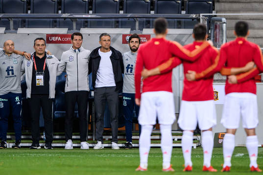 head coach Luis Enrique of Spain