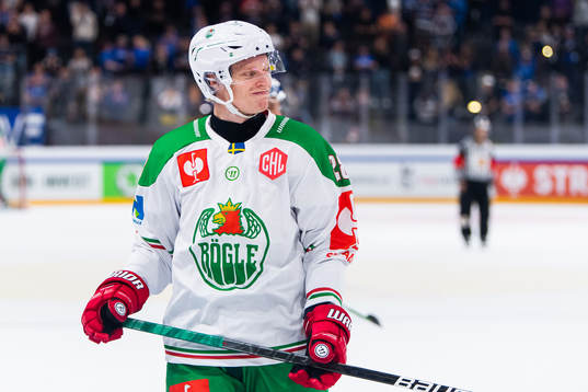 Anton Bengtsson of Rögle looks dejected