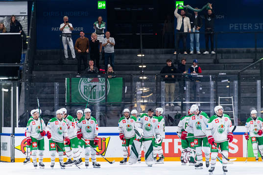 Players of Rögle celebrate