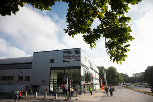 The arena Frölundaborg prior to the CHL ice hockey game