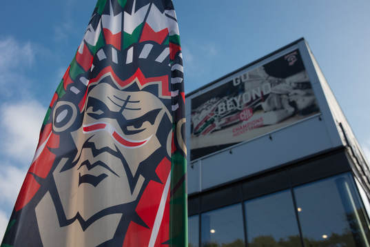 The arena Frölundaborg prior to the CHL ice hockey game