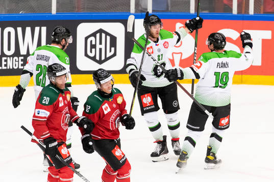 Jakub Kotala of Mlada Boleslav celebrates