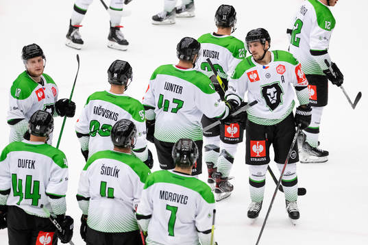 Players of Mlada Boleslav look dejected