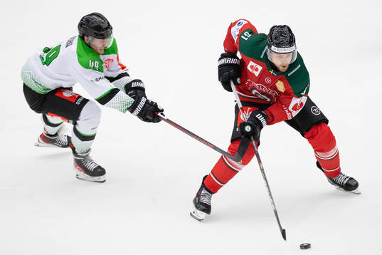 Jan Zavora of Mlada Boleslav and Mats Rosseli Olsen of