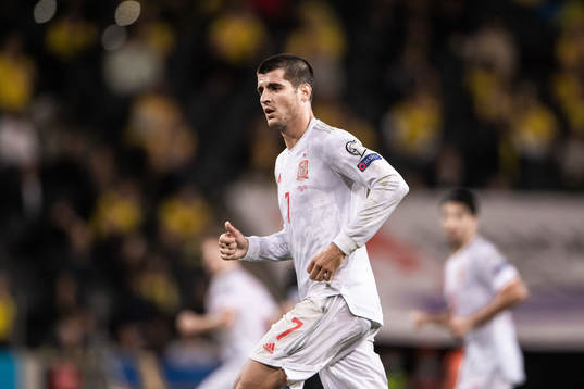 Alvaro Morata of Spain