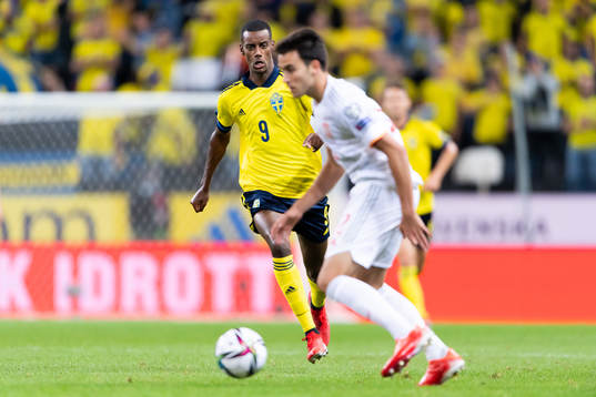 Alexander Isak of Sweden
