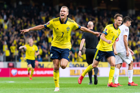Viktor Claesson of Sweden celebrates
