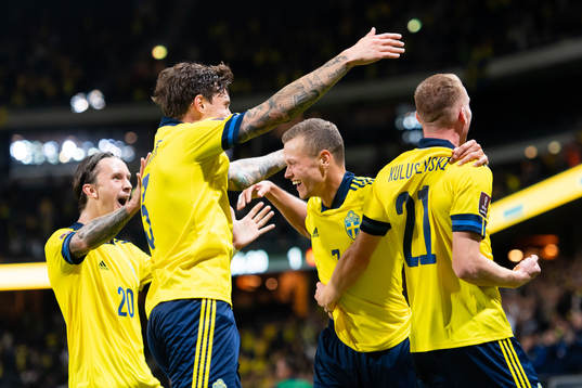 Viktor Claesson of Sweden celebrates