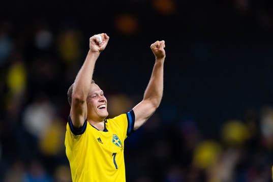Viktor Claesson of Sweden celebrates