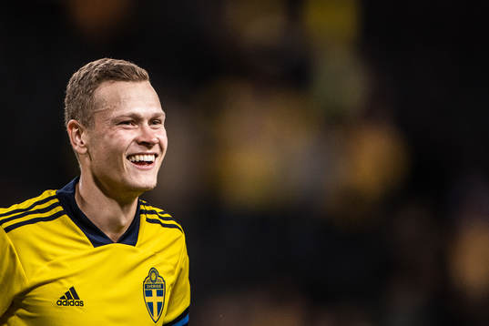 Viktor Claesson of Sweden celebrates