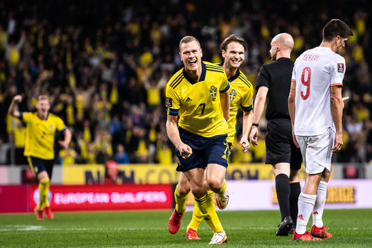 Viktor Claesson of Sweden celebrates