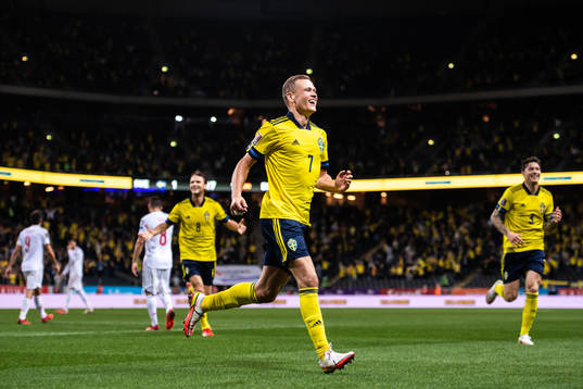 Viktor Claesson of Sweden celebrates
