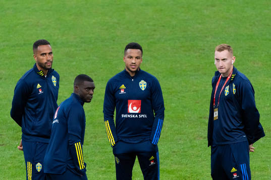 Isaac Kiese Thelin, Ken Sema, Martin Olsson and Dejan