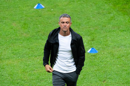 Head coach Luis Enrique of Spain