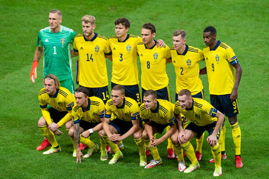 The Swedish staring eleven at lineup