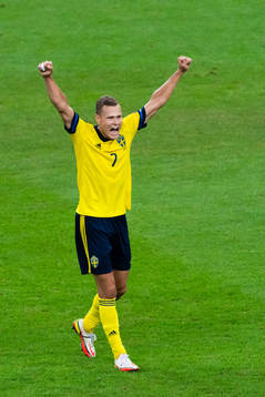 Viktor Claesson of Sweden celebrates