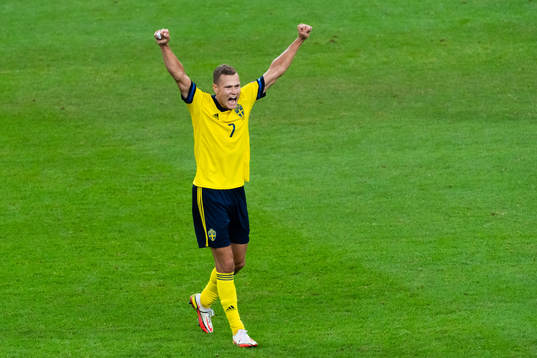 Viktor Claesson of Sweden celebrates
