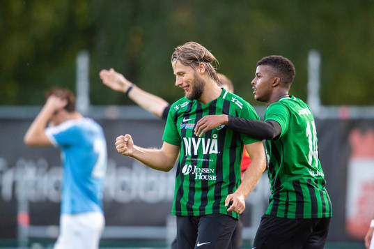 Högaborgs Mac Vladimir Grossmann och Abdi-Nasir Abdalle