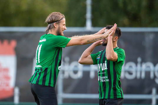 Högaborgs Mac Vladimir Grossmann och  Ahmad El Khalayli