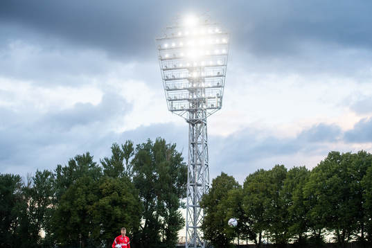 Goalkeeper Per Kristian Bråtveit of the Norwegian national