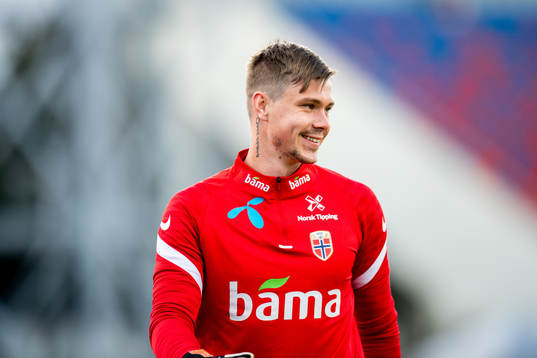 Goalkeeper Per Kristian Bråtveit of the Norwegian national