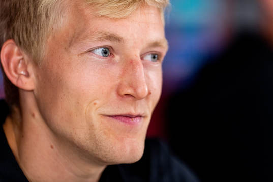 Birger Meling of the Norwegian national football team