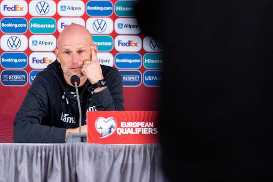 Ståle Solbakken, head coach of the Norwegian national