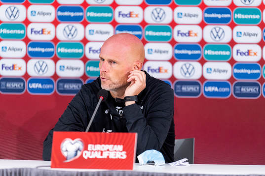 Ståle Solbakken, head coach of the Norwegian national